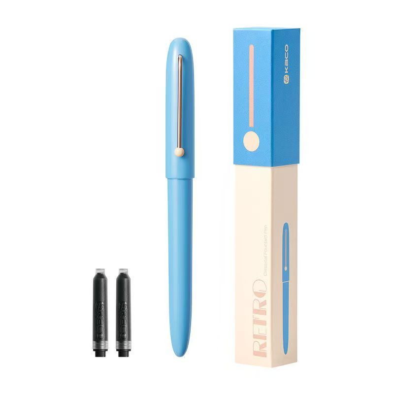 KACO Retro Classic Fountain Pen EF Nib Blue
