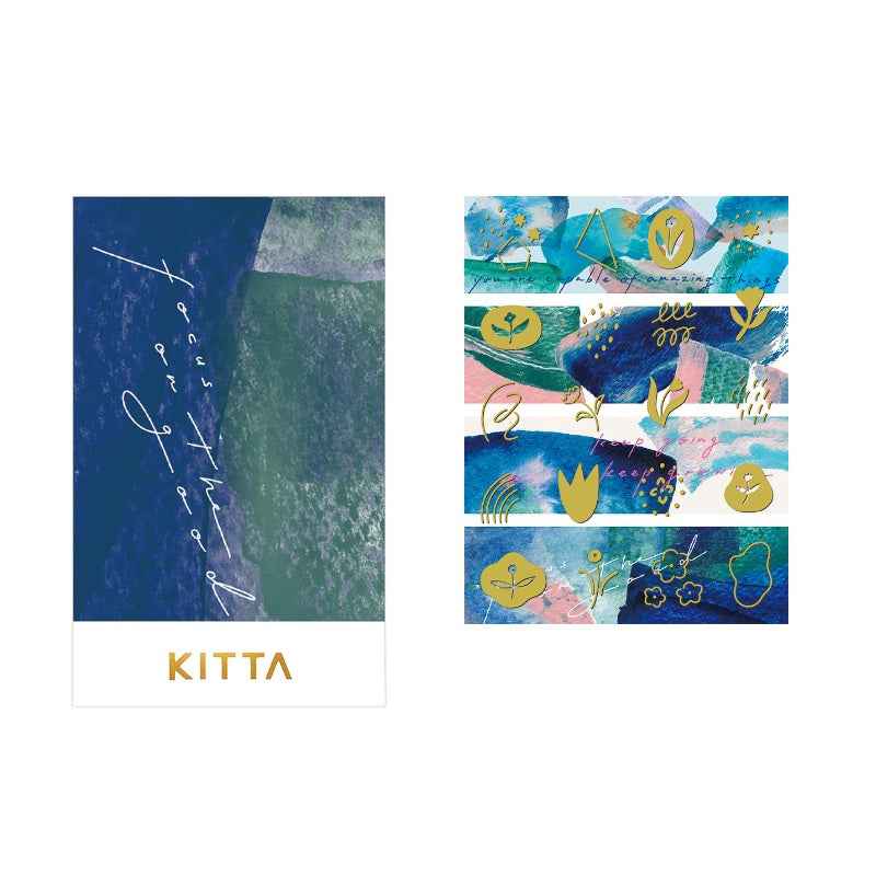 KING JIM KITTA Masking Tape Stickers Collage