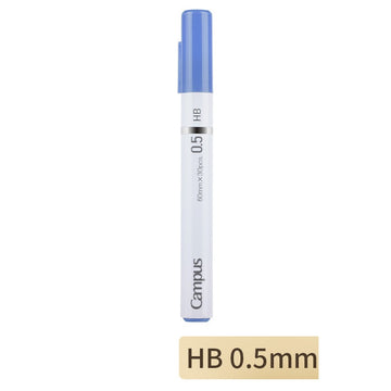 Náhradní tuhy do mechanické tužky KOKUYO Campus 0,5 mm | 60 mm | 30 tuh v tubě | HB / B / 2B | Sada 5 tub kryt emahlweni?
