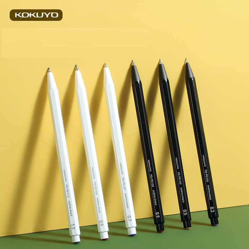 Enpitsu Note Book KOKUYO Enpitsu Sharp Mechanical Pencil - 0.3/0.5/0.7/0.9/1.3mm 2 Pack