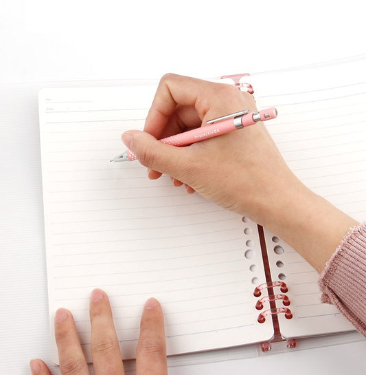 KOKUYO Pastel Cookie 8-Ring Loose-Leaf Binder | Soft-Light Compact Notebook — A4 / A5 / B5, 4 Colors