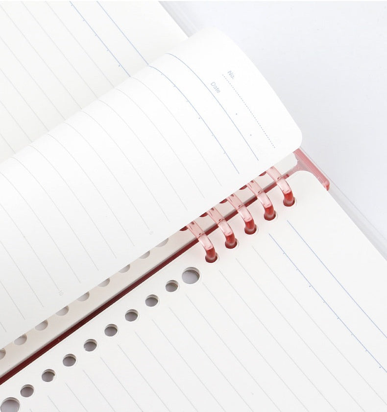 KOKUYO Pastel Cookie 8-Ring Loose-Leaf Binder | Soft-Light Compact Notebook — A4 / A5 / B5, 4 Colors