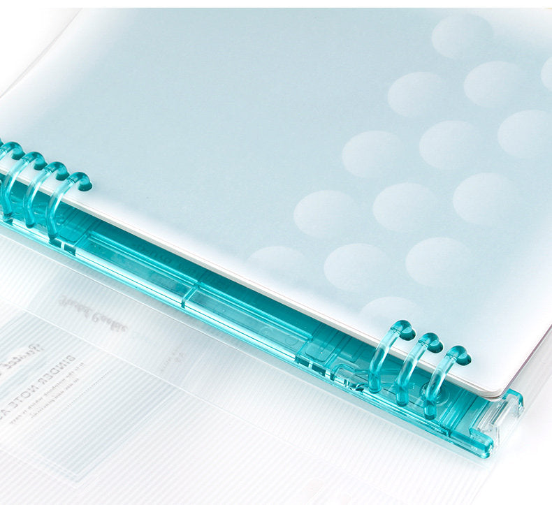KOKUYO Pastel Cookie 8-Ring Loose-Leaf Binder | Soft-Light Compact Notebook — A4 / A5 / B5, 4 Colors