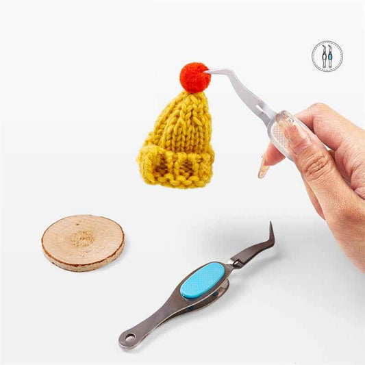 KW-TRIO FNZ-01 Curved Pointed Craft Tweezers 2 Pack