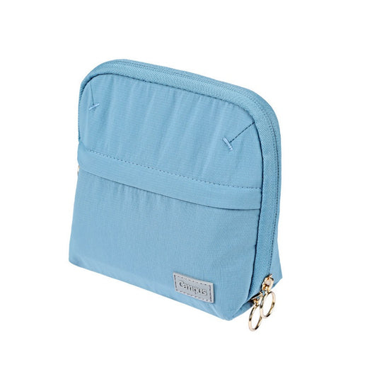 Estuche Kokuyo Campus Shell — Estuche para lápices de gran capacidad y bolsa de maquillaje