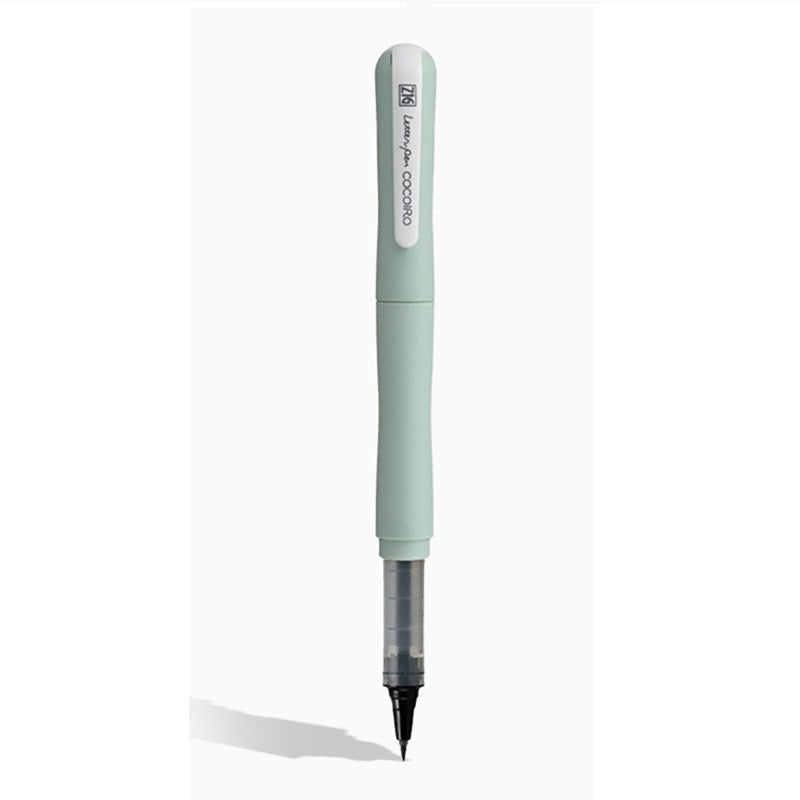 Kuretake ZIG Letter Pen COCOIRO,Body with Black Ink Refill Set