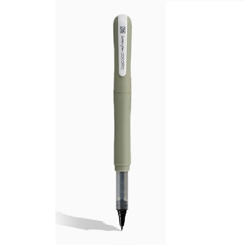 Kuretake ZIG Letter Pen COCOIRO,Body with Black Ink Refill Set