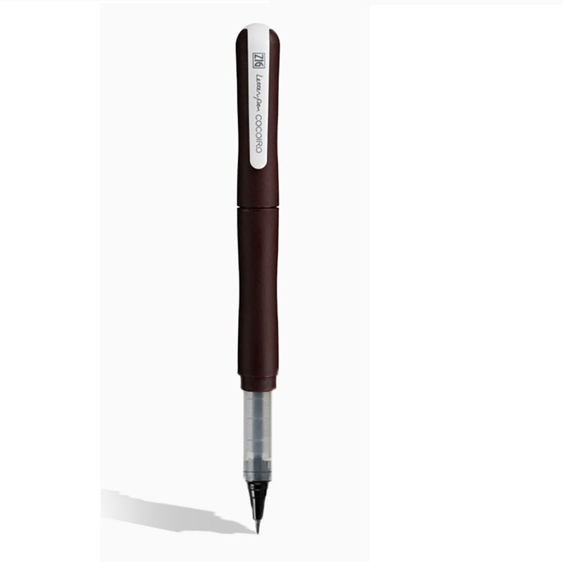 Kuretake ZIG Letter Pen COCOIRO,Body with Black Ink Refill Set