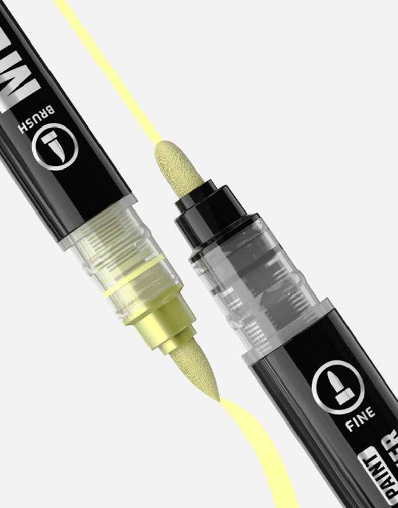 LANGUO 12/24/48 Metallic Colors Acrylic Paint Markers Fine Brush Tip