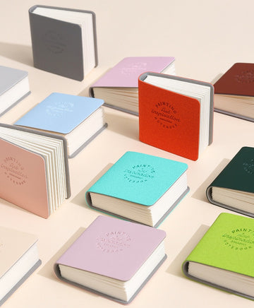 LANGUO Mini taskukokoinen PU luonnoskirja piirustusvihko 15 pakkausta