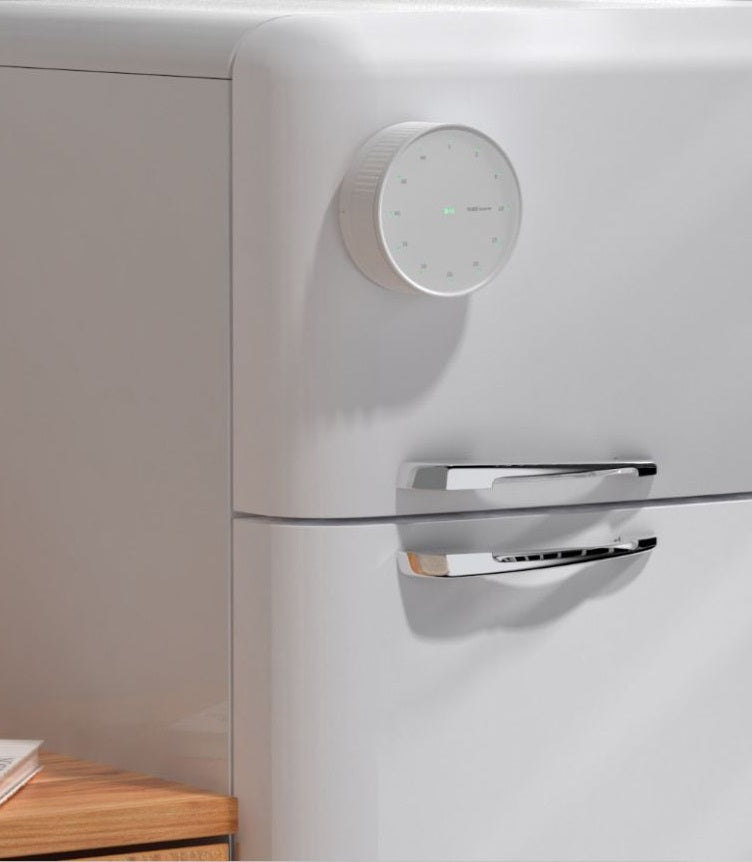 Round Rotating Kitchen Timer | LED Display | Built-in Stand & Strong Magnet | Fridge Mount