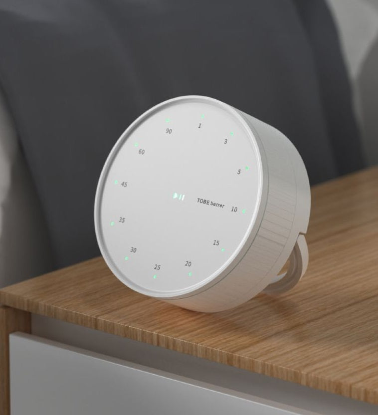 Round Rotating Kitchen Timer | LED Display | Built-in Stand & Strong Magnet | Fridge Mount