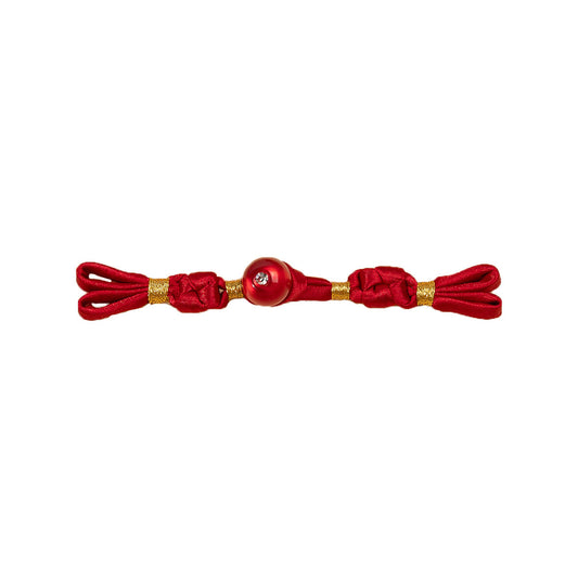 Chinese Handmade Diamond Stone Braided Buttons Cheongsam Pankou 6pcs