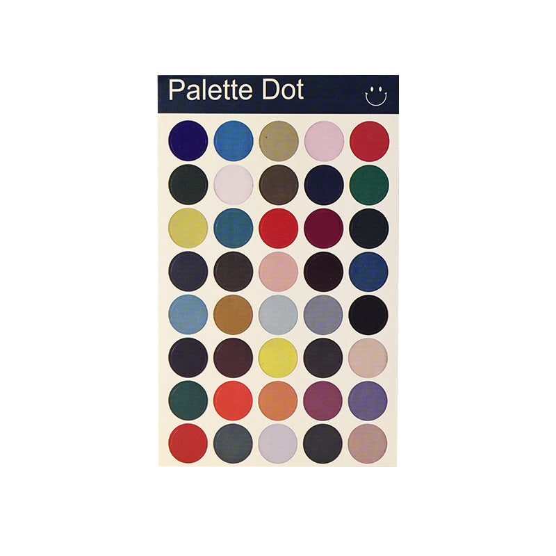 3200 Pieces Morandi Colored Dot Stickers 1/2 Inch Round