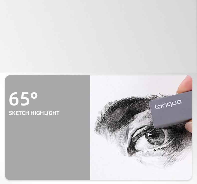Languo 3 Hardness Drawing Sketching Erasers Set - 9 Pack