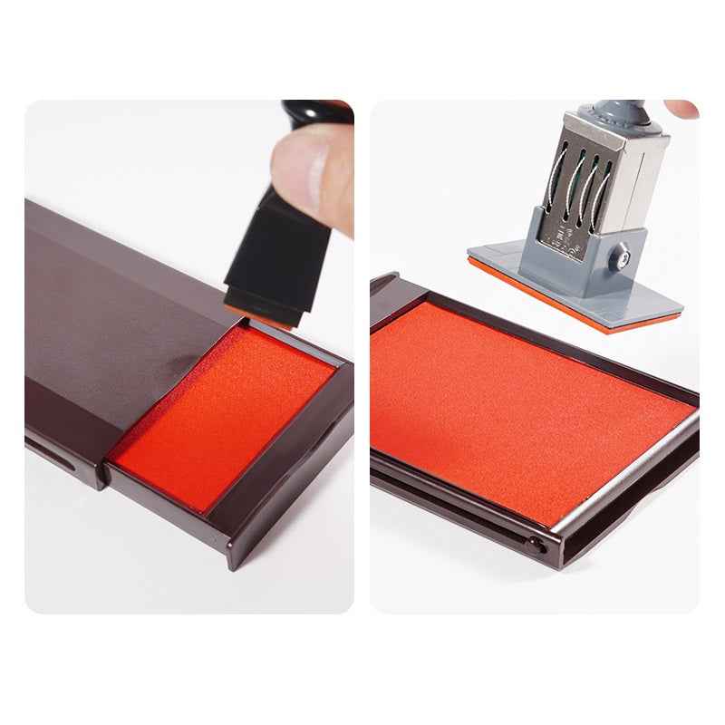 Large Black/Blue/Red Stamp Ink Pad 80x60mm/120x90mm