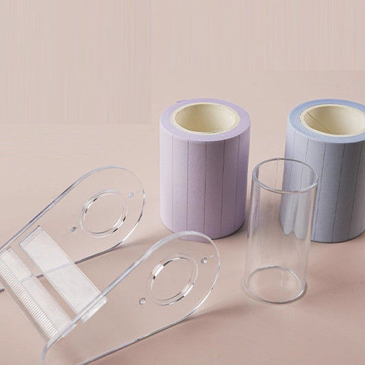 Rolka taśmy samoprzylepnej zapachowej o zapachu lawendy z wbudowanym nożykiem – 4 kolory