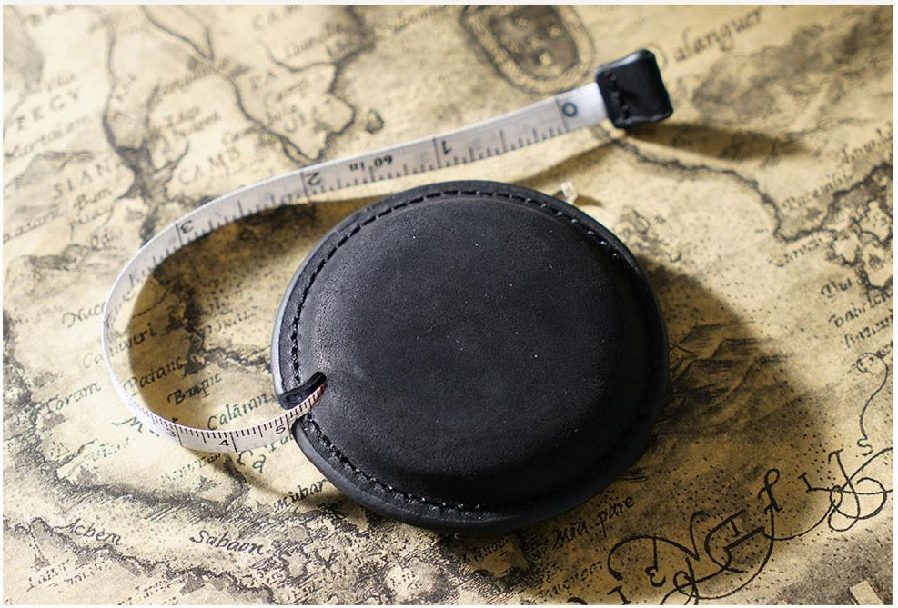 Leather Mini Tape Measure,Vintage Sewing & Body Tape