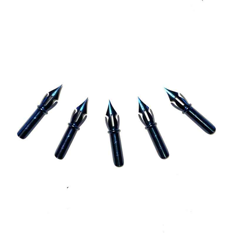 Leonardt Calligraphy Hiro 40 "Blue Pumpkin" Nib - 5 Pack