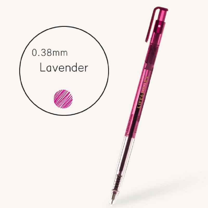 Livework Clear Life & Pieces 0.38mm Slim Color Gel Pen 3 Pack