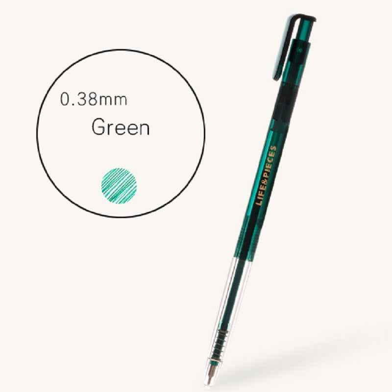 Livework Clear Life & Pieces 0.38mm Slim Color Gel Pen 3 Pack