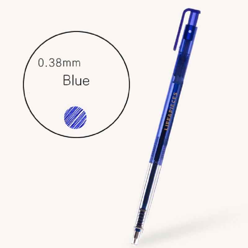 Livework Clear Life & Pieces 0.38mm Slim Color Gel Pen 3 Pack