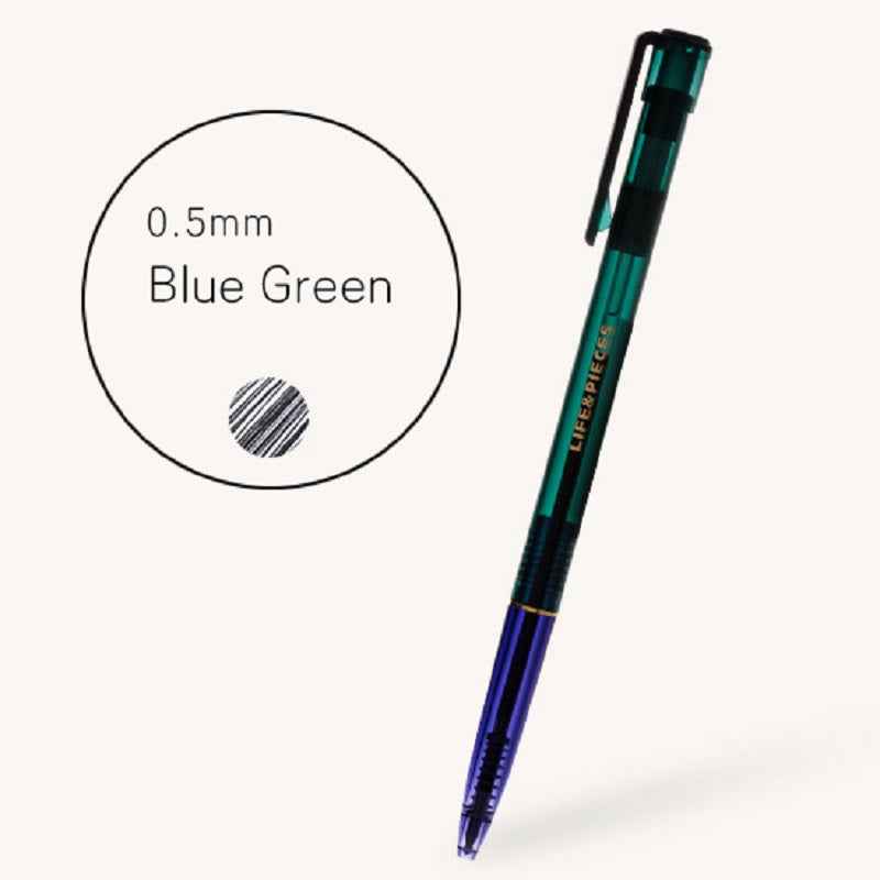 Livework Colorful Life & Pieces 0.5mm Slim Color Gel Pen 2 Pack