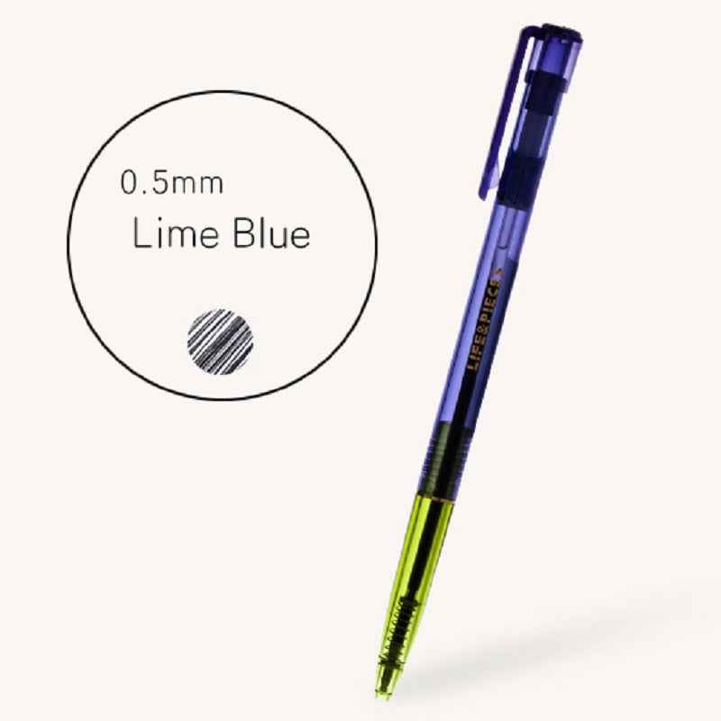Livework Colorful Life & Pieces 0.5mm Slim Color Gel Pen 2 Pack