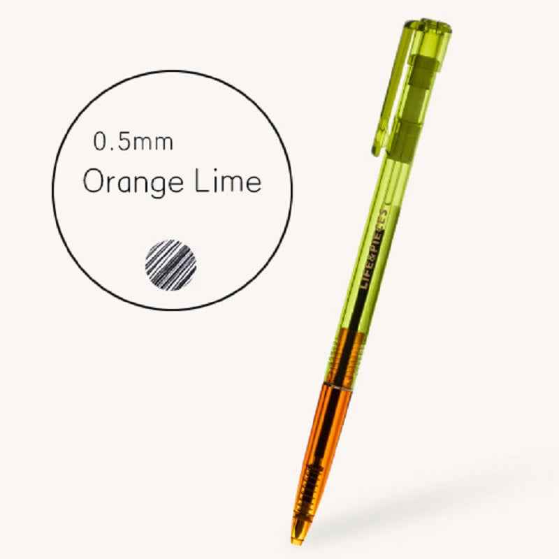 Livework Colorful Life & Pieces 0.5mm Slim Color Gel Pen 2 Pack