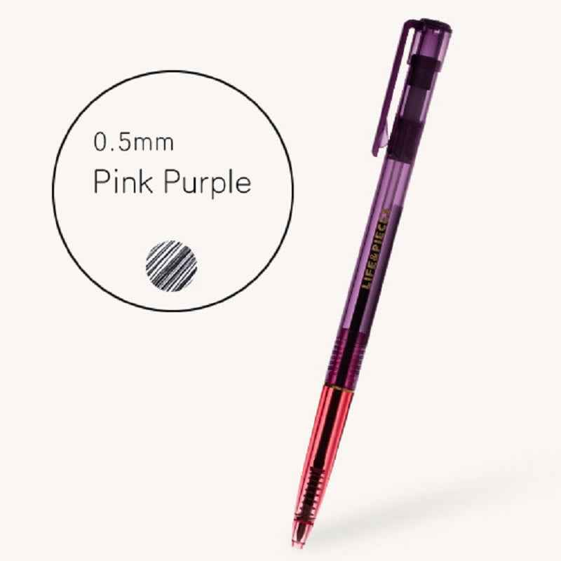 Livework Colorful Life & Pieces 0.5mm Slim Color Gel Pen 2 Pack