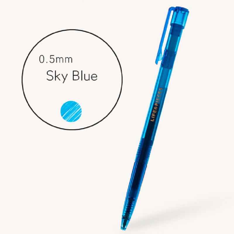 Livework Colorful Life & Pieces 0.5mm Slim Color Gel Pen 2 Pack