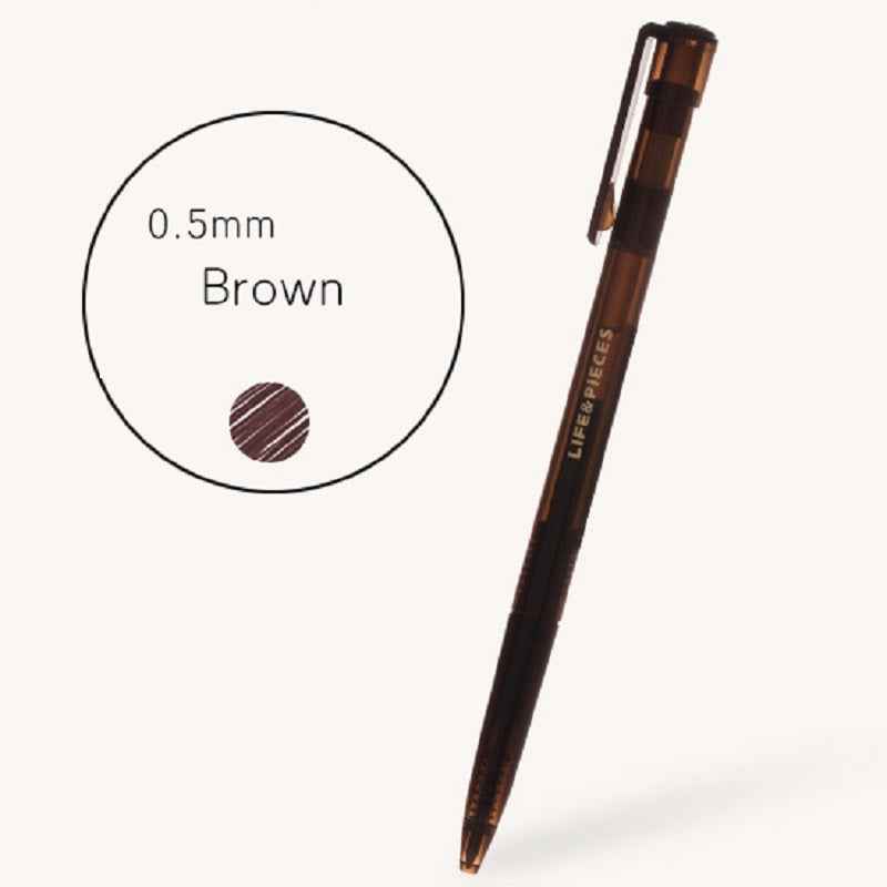 Livework Colorful Life & Pieces 0.5mm Slim Color Gel Pen 2 Pack