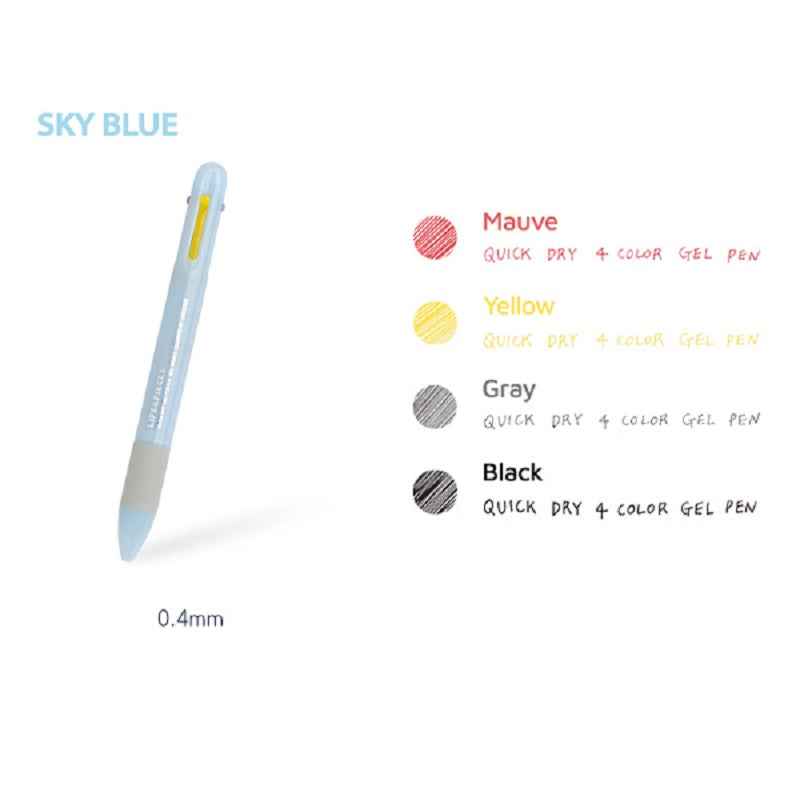 Livework Life&Pieces 4 Color Gel Pen 0.4mm