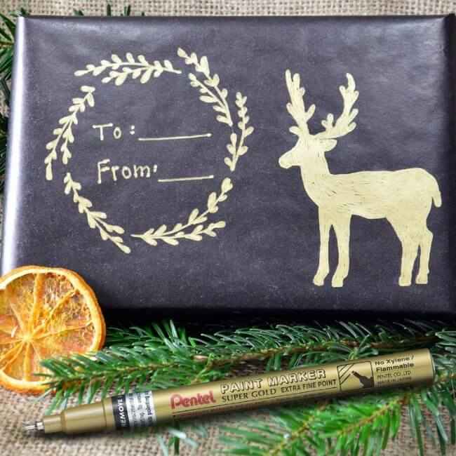 Pentel Paint Marker Extra Fine Point MFP10 Gold/Silver/White 3 Pack