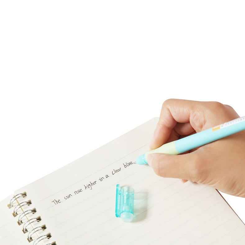 M&G Erasable Gel Pen – 0.5mm Needle – Blue/Black Ink – 12-Pack