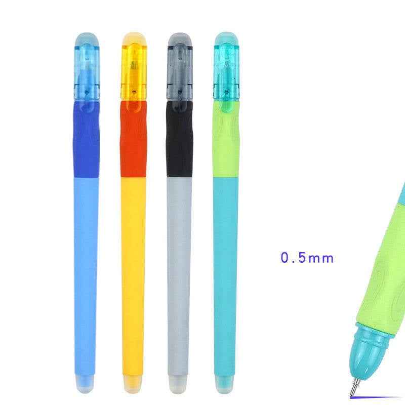 M&G Erasable Gel Pen – 0.5mm Needle – Blue/Black Ink – 12-Pack