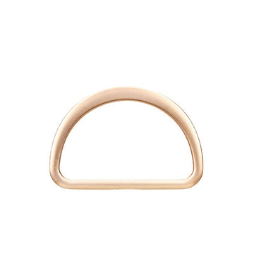 Gold 20–50mm D-ring metal belt bag adjustment buckle