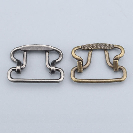 28mm Electroplated Alloy Buckles for Men's Suit Vests Adjustment Buttons 8pcs