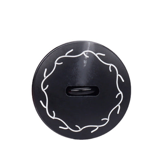 18/23/25mm Round Metal Resin Two Tone Shank Buttons for Coats 10pcs Black