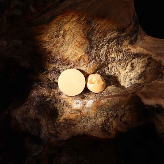 11.5/15mm Poplar Wood Buttons for Children's Clothing - Adorable Decorative Fasteners 30pcs