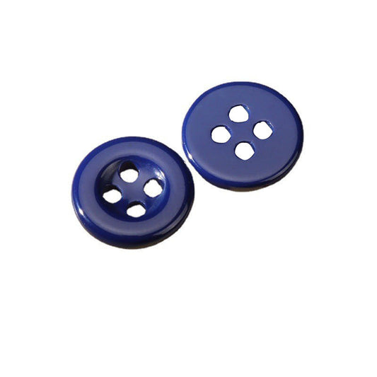 11mm Four Hole Ceramic Buttons for Men's and Women's Shirts 45 Pack