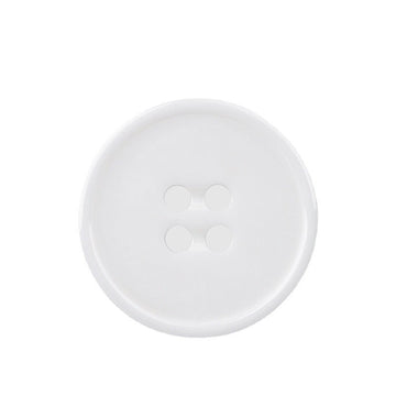 15mm/20mm white ceramic suit buttons with 4 holes, single button