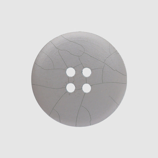 11.5-25mm Round 4 Hole Grey Painted Laser Sewing Poplar Wood Buttons