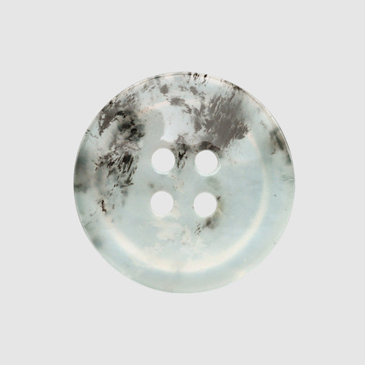 18/25mm Ink Natural Jade Four Hole Buttons for Retro Chinese Garments 2pcs