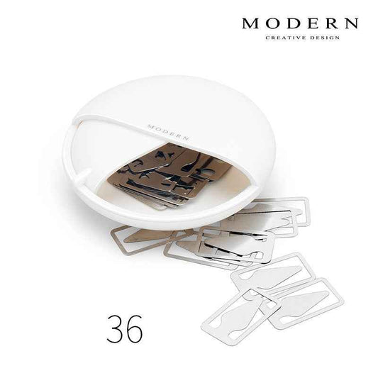 MODERN Stainless Steel Silver Mini Metal Arrow Bookmarks – Set of 36