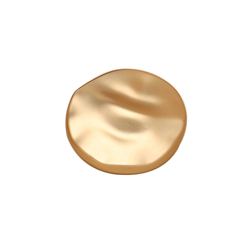 Unique Gold Silver Metallic Shank Sewing Buttons 10pcs Misty Gold