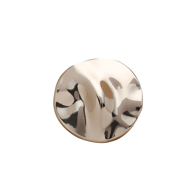 Unique Gold Silver Metallic Shank Sewing Buttons 10pcs Silver