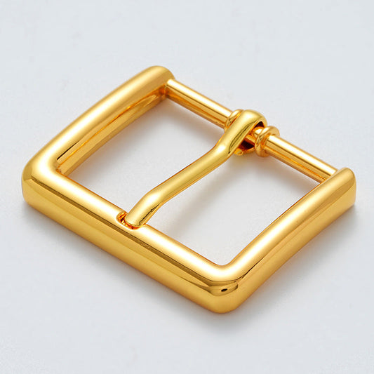 30mm Fashion Gold Metal Waist Pin Buckle 2pcs