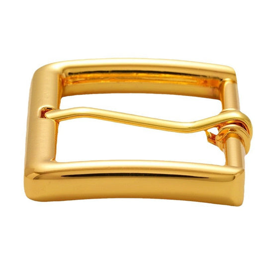 30mm Fashion Gold Metal Waist Pin Buckle 2pcs