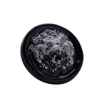 British Lion Head Ink Color Glacier Metal Blouse Button 5pcs